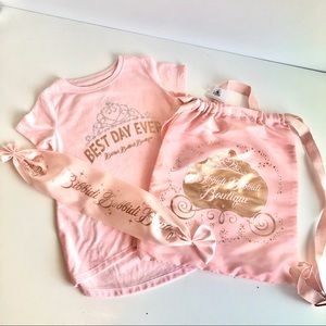 Disneyland Bibbidy Bobbidy Boutique Best Day Ever w Crown